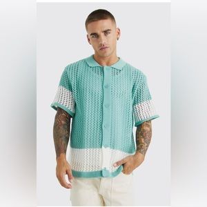 Knitted Boohoo Man Shirt